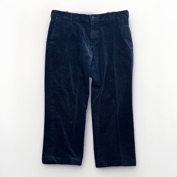 Polo Ralph Lauren Corduroy Pants Mens Size 38 Classic Fit Navy Blue Read - Picture 1 of 14